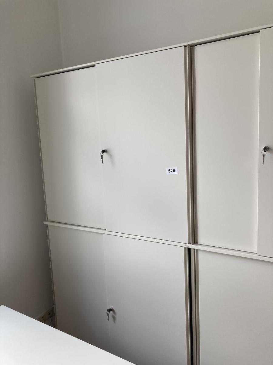 2 Stk. Bene Aktenschrank-Kombination Ober-